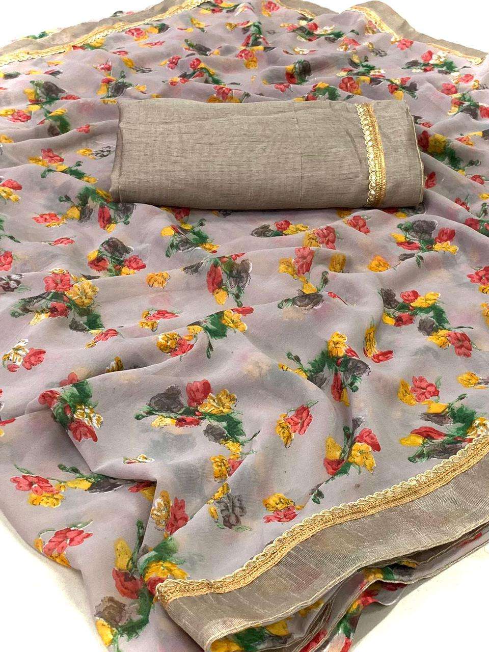 SARASWATI VOL-7 BY VAIRAGEE 701 TO 710 SERIES INDIAN TRADITIONAL WEAR COLLECTION BEAUTIFUL STYLISH FANCY COLORFUL PARTY WEAR & OCCASIONAL WEAR SOFT GEORGETTE SAREES AT WHOLESALE PRICE