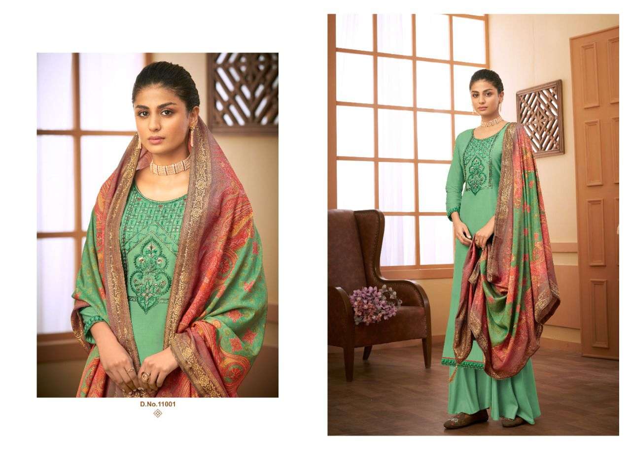 KAVERI VOL-2 BY NISHANT FASHION 11001 TO 11006 SERIES BEAUTIFUL SUITS COLORFUL STYLISH FANCY CASUAL WEAR & ETHNIC WEAR RAYON SILK EMBROIDERED DRESSES AT WHOLESALE PRICE