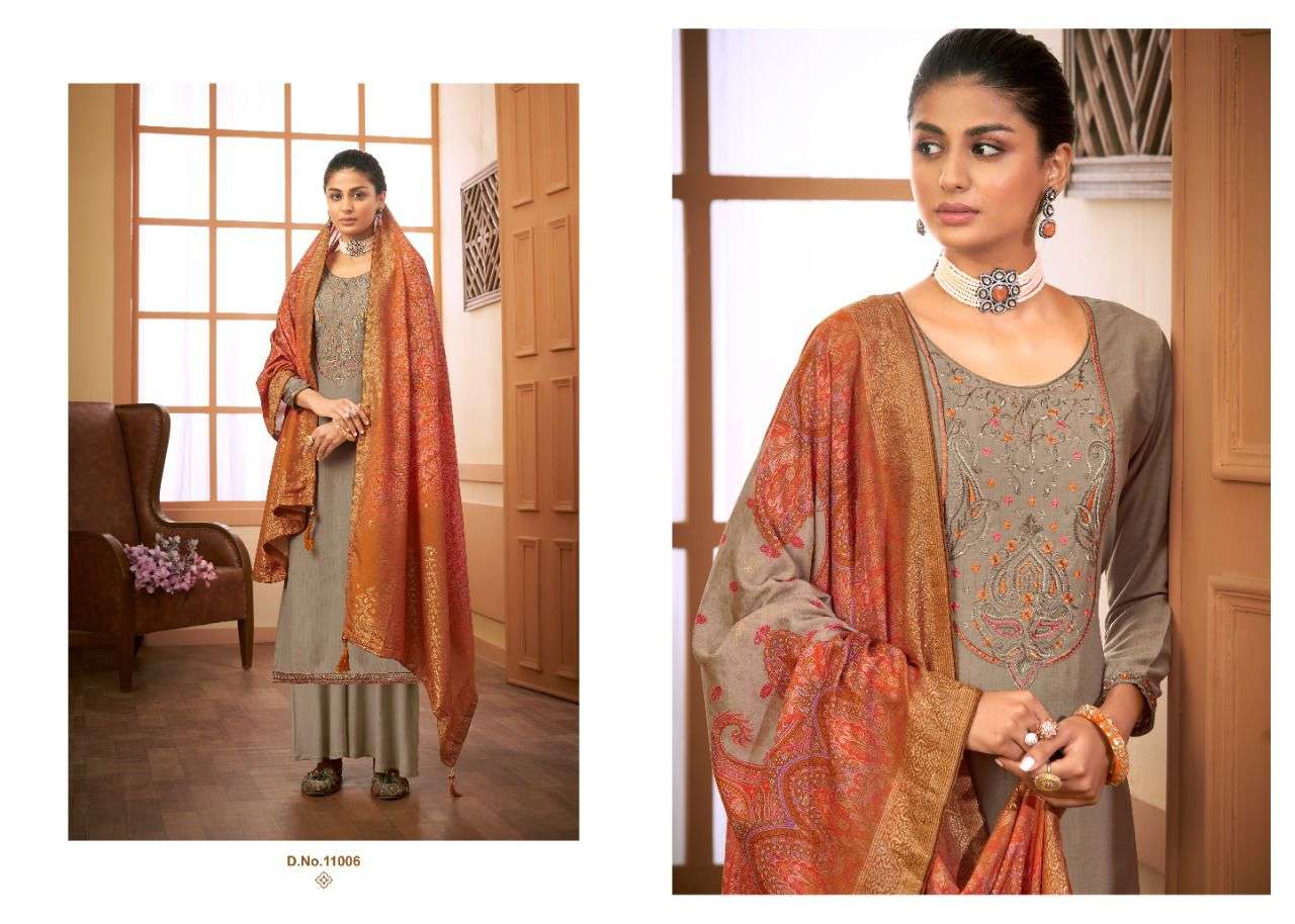 KAVERI VOL-2 BY NISHANT FASHION 11001 TO 11006 SERIES BEAUTIFUL SUITS COLORFUL STYLISH FANCY CASUAL WEAR & ETHNIC WEAR RAYON SILK EMBROIDERED DRESSES AT WHOLESALE PRICE