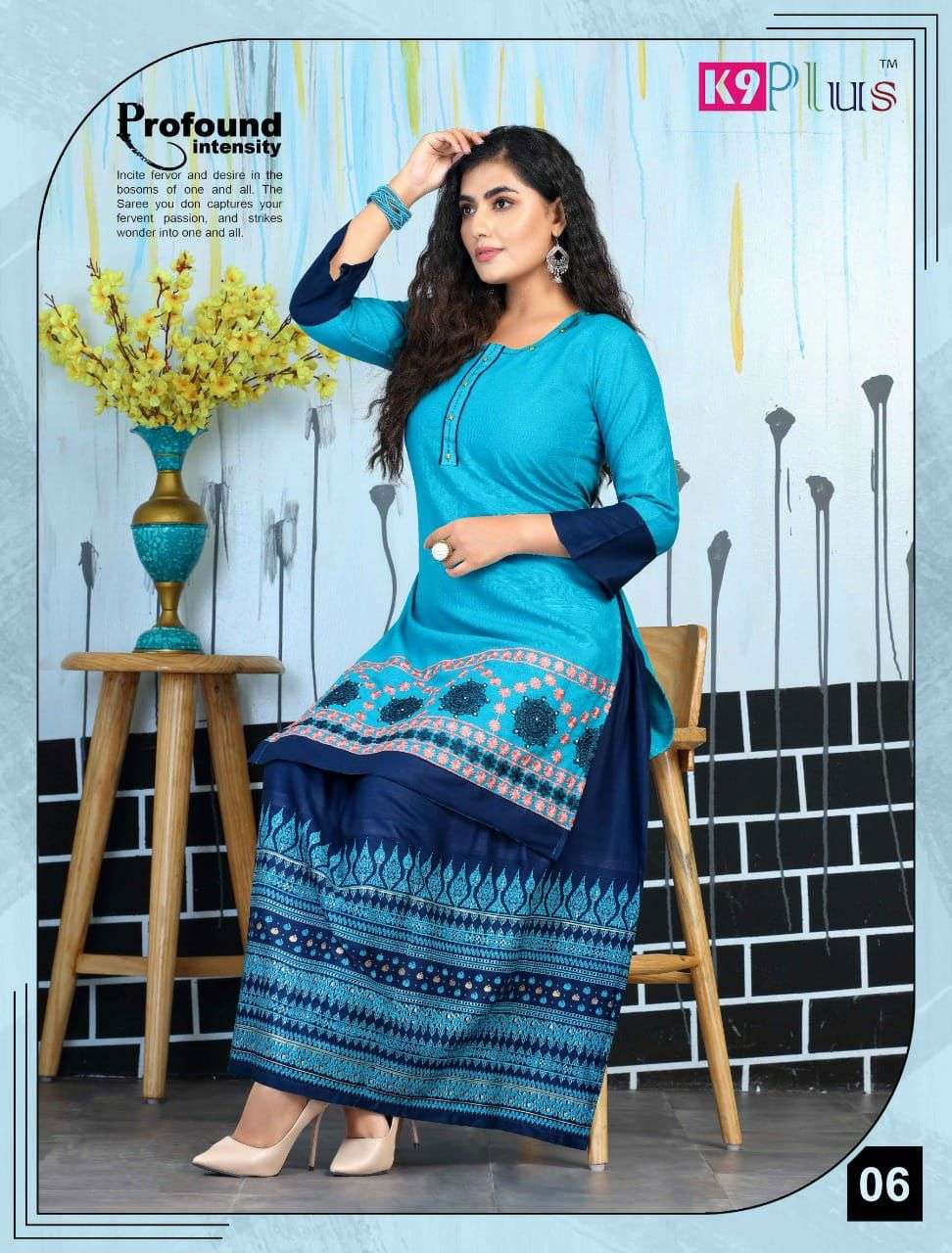 ANOKHEE BY K9 PLUS 01 TO 08 SERIES DESIGNER STYLISH FANCY COLORFUL BEAUTIFUL PARTY WEAR & ETHNIC WEAR COLLECTION RAYON EMBROIDERY KURTIS WITH BOTTOM AT WHOLESALE PRICE