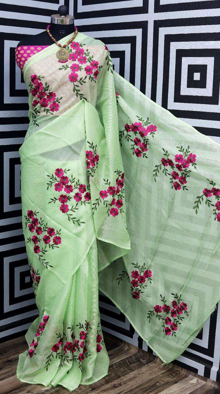KOTA SILK VOL-5 BY VRANDA FASHION 501 TO 506 SERIES INDIAN TRADITIONAL WEAR COLLECTION BEAUTIFUL STYLISH FANCY COLORFUL PARTY WEAR & OCCASIONAL WEAR KOTA EMBROIDERED SAREES AT WHOLESALE PRICE