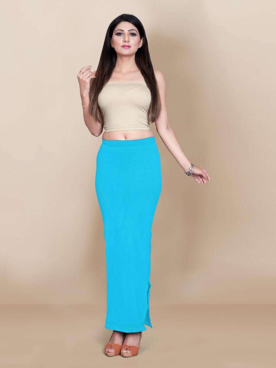 SAREE SHAPEWEAR BY KAAMIRI 01 TO 14 SERIES STYLISH FANCY BEAUTIFUL COLORFUL CASUAL WEAR & ETHNIC WEAR COTTON LYCRA PETTICOAT AT WHOLESALE PRICE