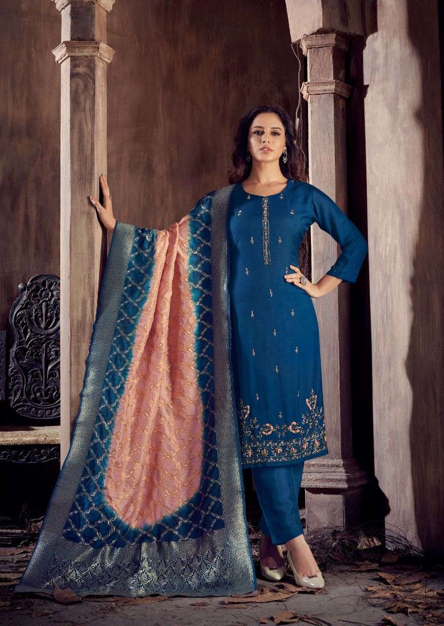 RUHANIYAT BY KRISHRIYAA 51159 TO 51164 SERIES BEAUTIFUL SUITS COLORFUL STYLISH FANCY CASUAL WEAR & ETHNIC WEAR PURE VISCOSE DRESSES AT WHOLESALE PRICE