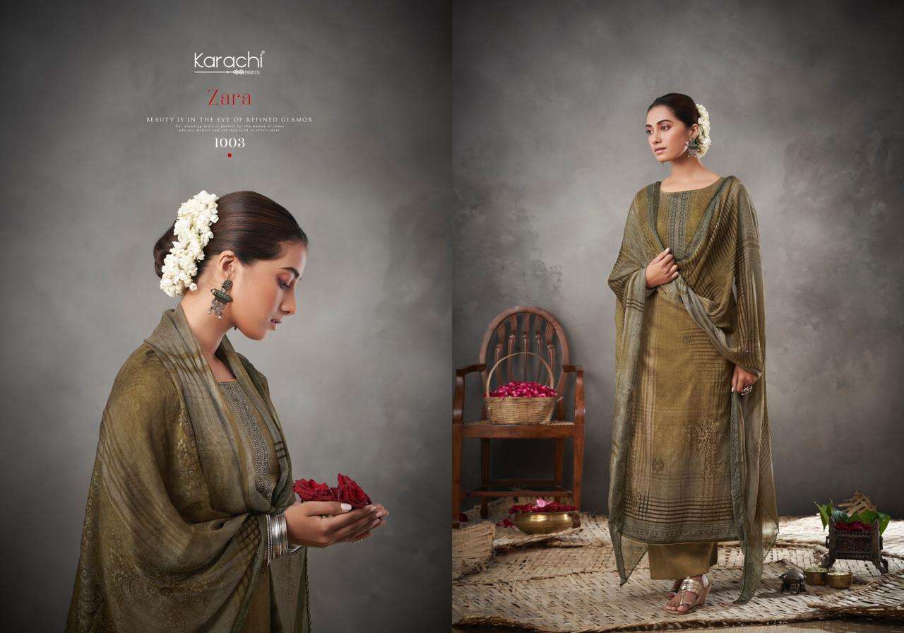 SPARKLING BEAUTY BY ZARA 1001 TO 1008 SERIES BEAUTIFUL SUITS COLORFUL STYLISH FANCY CASUAL WEAR & ETHNIC WEAR JAM SATIN DIGITAL PRINT DRESSES AT WHOLESALE PRICE