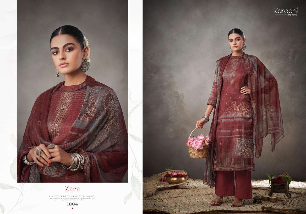 SPARKLING BEAUTY BY ZARA 1001 TO 1008 SERIES BEAUTIFUL SUITS COLORFUL STYLISH FANCY CASUAL WEAR & ETHNIC WEAR JAM SATIN DIGITAL PRINT DRESSES AT WHOLESALE PRICE