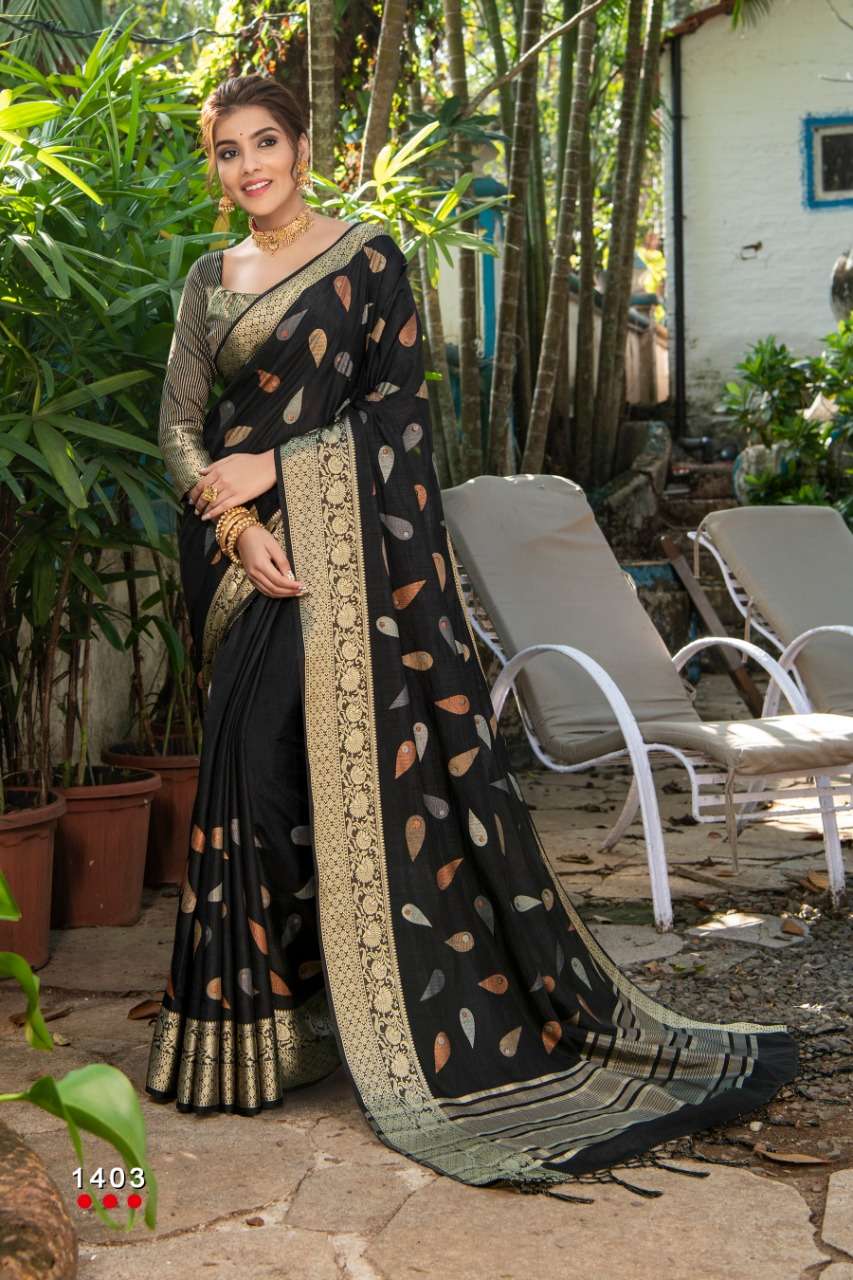 RESHAM BY ANGARIKA 1401 TO 1406 SERIES INDIAN TRADITIONAL WEAR COLLECTION BEAUTIFUL STYLISH FANCY COLORFUL PARTY WEAR & OCCASIONAL WEAR ART SILK SAREES AT WHOLESALE PRICE