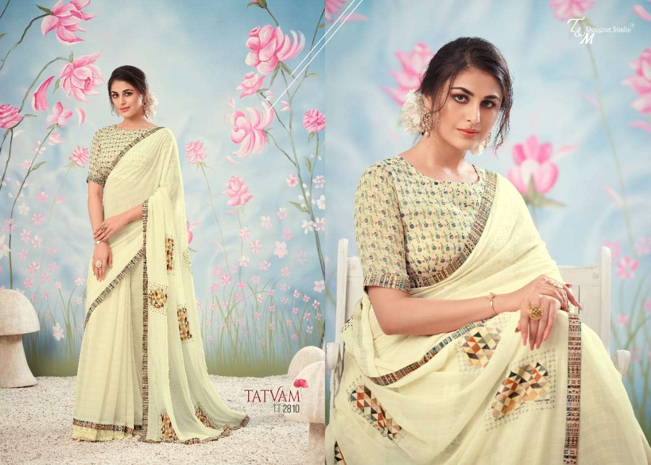TATVAM VOL-28 BY T AND M DESIGNER STUDIO 2809 TO 2822 SERIES BEAUTIFUL SUITS COLORFUL STYLISH FANCY CASUAL WEAR & ETHNIC WEAR FANCY DRESSES AT WHOLESALE PRICE