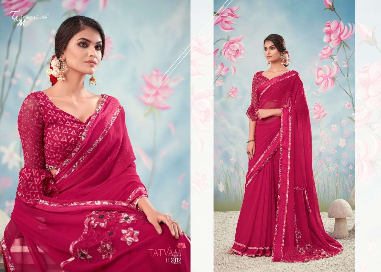 TATVAM VOL-28 BY T AND M DESIGNER STUDIO 2809 TO 2822 SERIES BEAUTIFUL SUITS COLORFUL STYLISH FANCY CASUAL WEAR & ETHNIC WEAR FANCY DRESSES AT WHOLESALE PRICE
