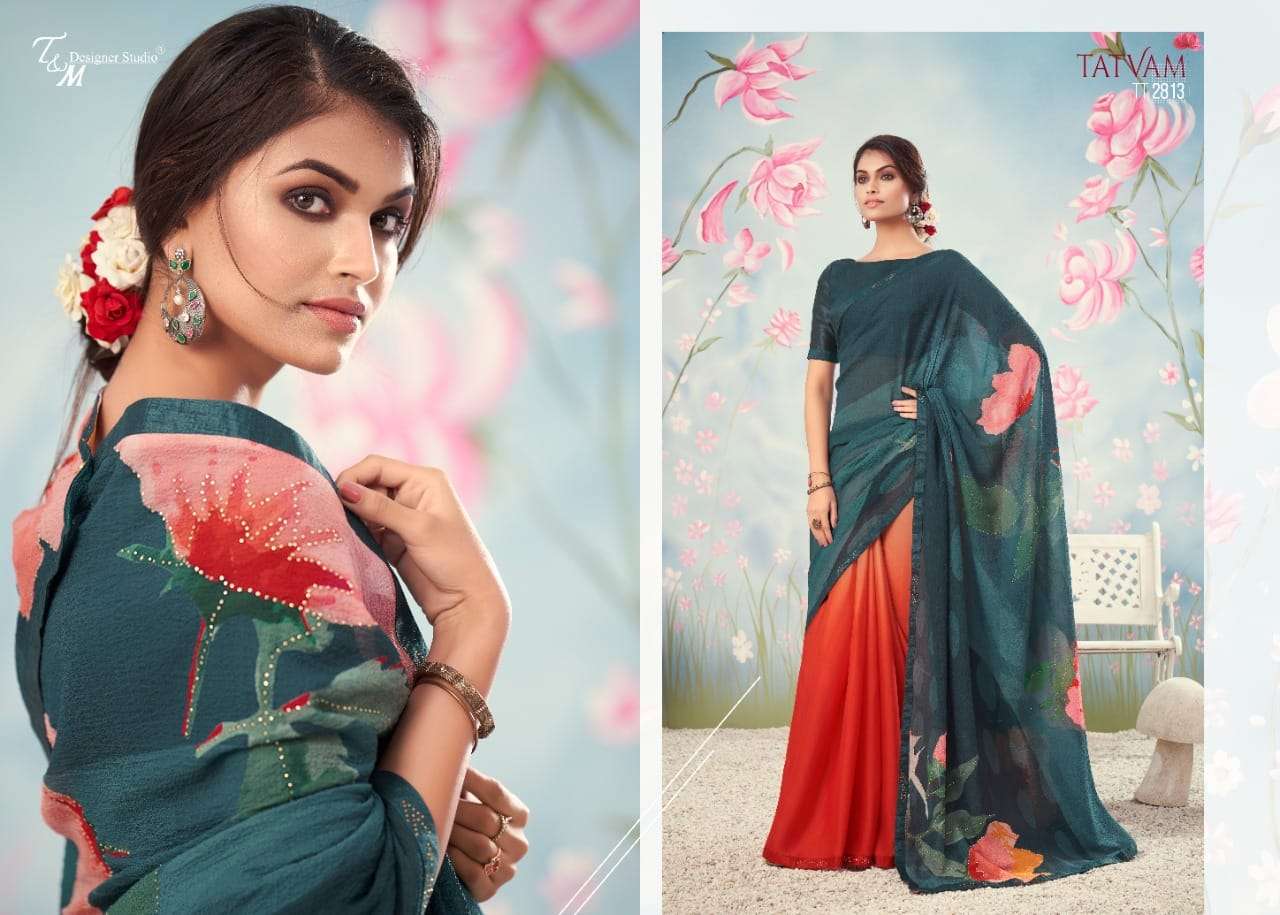 TATVAM VOL-28 BY T AND M DESIGNER STUDIO 2809 TO 2822 SERIES BEAUTIFUL SUITS COLORFUL STYLISH FANCY CASUAL WEAR & ETHNIC WEAR FANCY DRESSES AT WHOLESALE PRICE