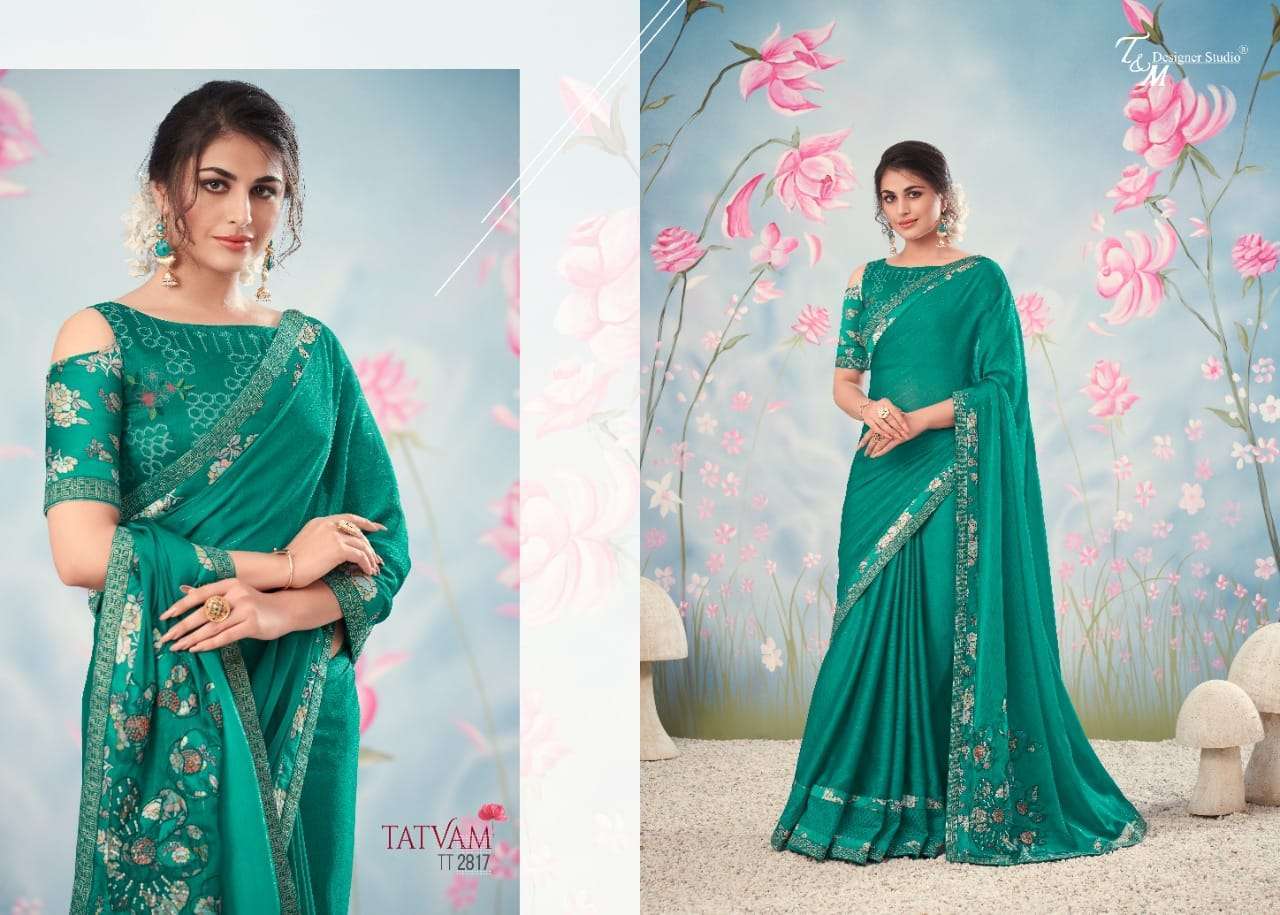 TATVAM VOL-28 BY T AND M DESIGNER STUDIO 2809 TO 2822 SERIES BEAUTIFUL SUITS COLORFUL STYLISH FANCY CASUAL WEAR & ETHNIC WEAR FANCY DRESSES AT WHOLESALE PRICE