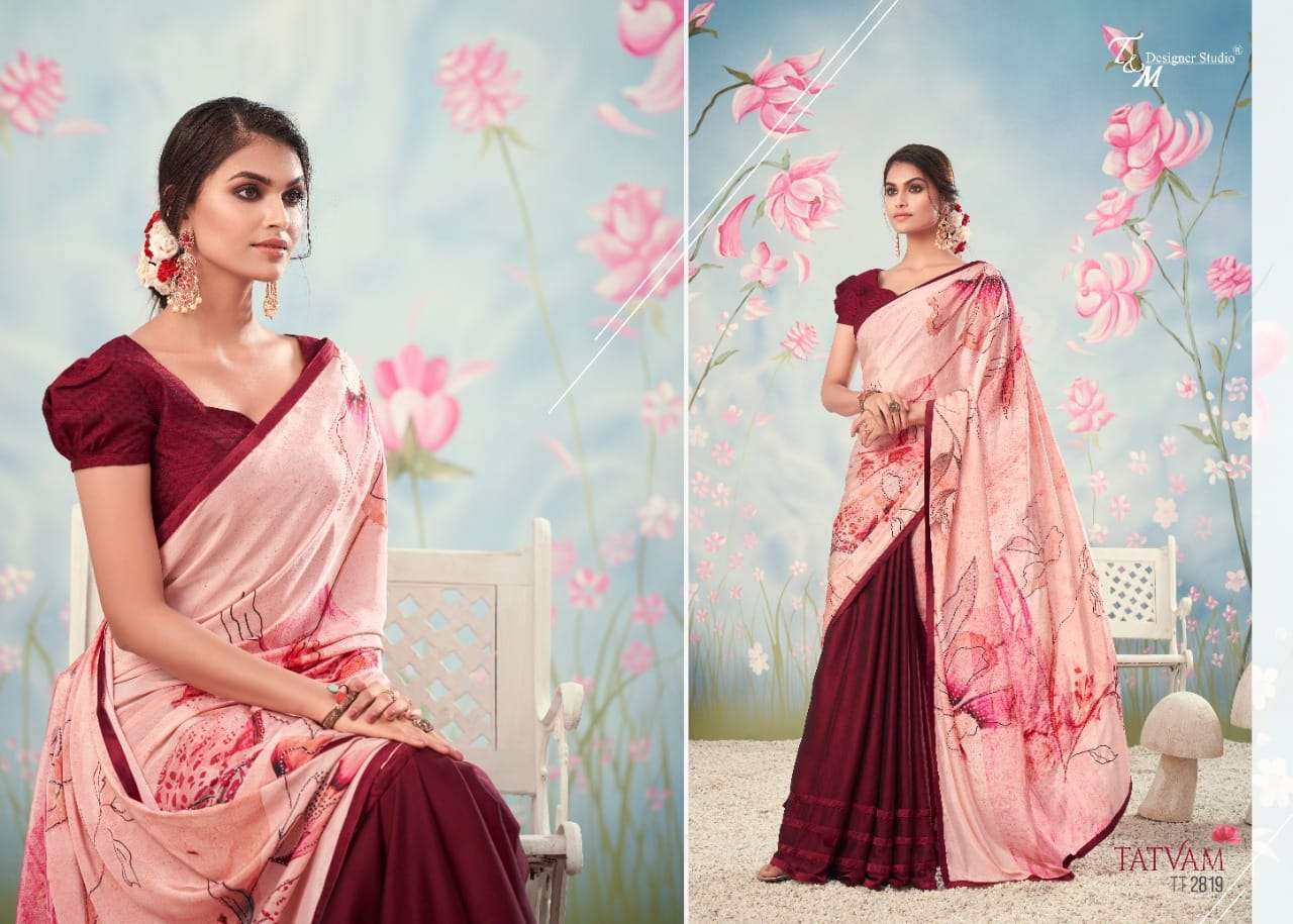 TATVAM VOL-28 BY T AND M DESIGNER STUDIO 2809 TO 2822 SERIES BEAUTIFUL SUITS COLORFUL STYLISH FANCY CASUAL WEAR & ETHNIC WEAR FANCY DRESSES AT WHOLESALE PRICE