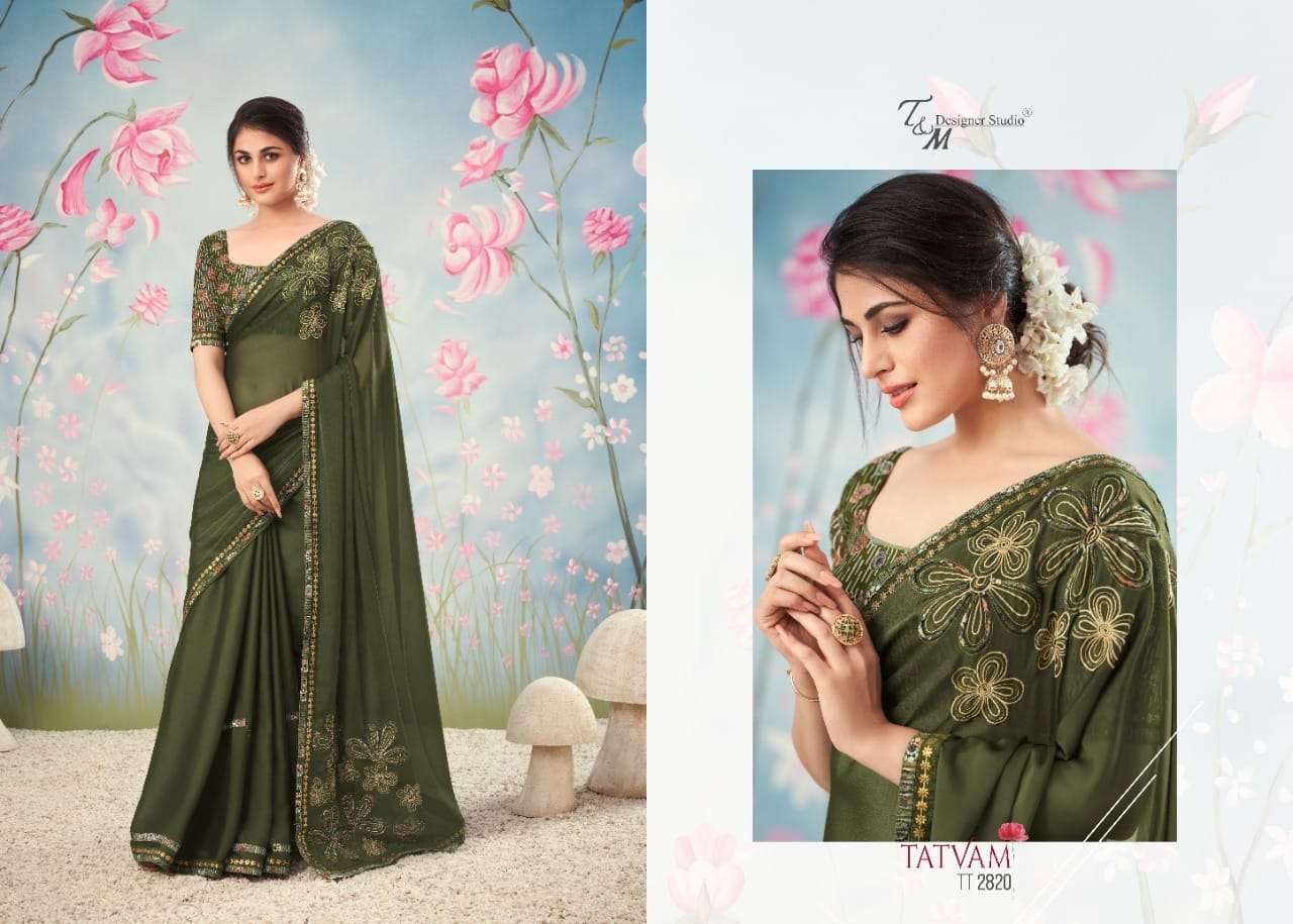 TATVAM VOL-28 BY T AND M DESIGNER STUDIO 2809 TO 2822 SERIES BEAUTIFUL SUITS COLORFUL STYLISH FANCY CASUAL WEAR & ETHNIC WEAR FANCY DRESSES AT WHOLESALE PRICE