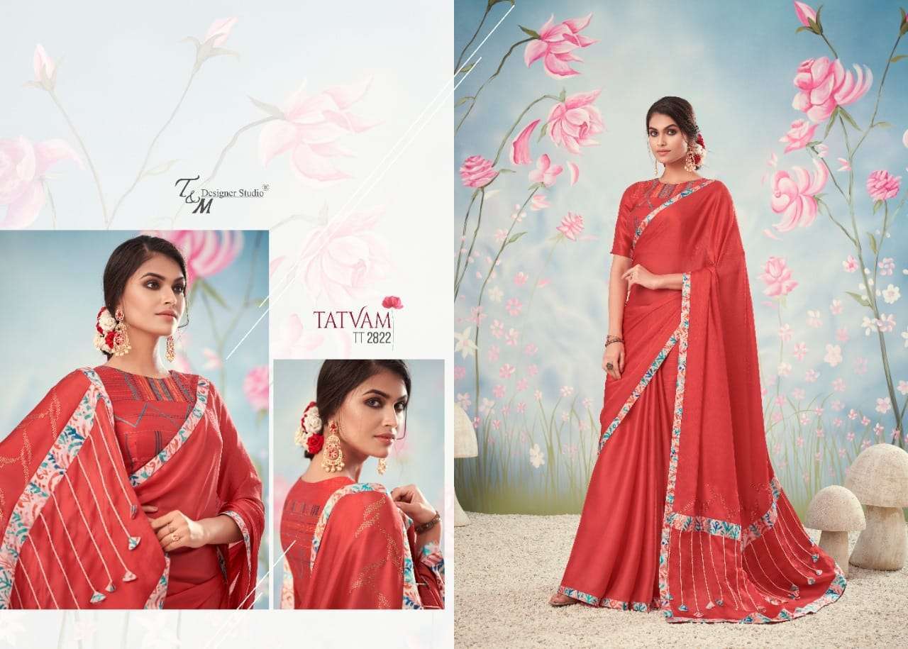 TATVAM VOL-28 BY T AND M DESIGNER STUDIO 2809 TO 2822 SERIES BEAUTIFUL SUITS COLORFUL STYLISH FANCY CASUAL WEAR & ETHNIC WEAR FANCY DRESSES AT WHOLESALE PRICE