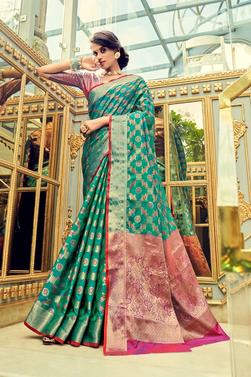ANIKA BY RAJYOG 6601 TO 6606 SERIES INDIAN TRADITIONAL WEAR COLLECTION BEAUTIFUL STYLISH FANCY COLORFUL PARTY WEAR & OCCASIONAL WEAR SOFT SILK SAREES AT WHOLESALE PRICE