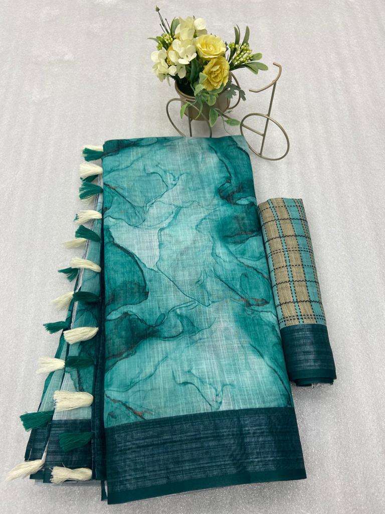 FEMINA SAREES BY FASHID WHOLESALE 01 TO 20 SERIES INDIAN TRADITIONAL WEAR COLLECTION BEAUTIFUL STYLISH FANCY COLORFUL PARTY WEAR & OCCASIONAL WEAR LINEN DIGITAL PRINT SAREES AT WHOLESALE PRICE