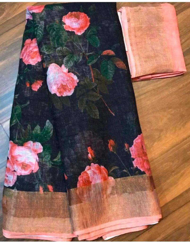 FEMINA SAREES BY FASHID WHOLESALE 01 TO 20 SERIES INDIAN TRADITIONAL WEAR COLLECTION BEAUTIFUL STYLISH FANCY COLORFUL PARTY WEAR & OCCASIONAL WEAR LINEN DIGITAL PRINT SAREES AT WHOLESALE PRICE