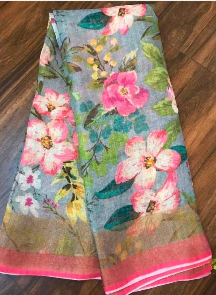 FEMINA SAREES BY FASHID WHOLESALE 01 TO 20 SERIES INDIAN TRADITIONAL WEAR COLLECTION BEAUTIFUL STYLISH FANCY COLORFUL PARTY WEAR & OCCASIONAL WEAR LINEN DIGITAL PRINT SAREES AT WHOLESALE PRICE
