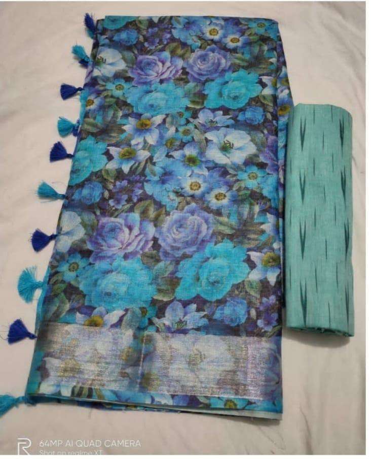 FEMINA SAREES BY FASHID WHOLESALE 01 TO 20 SERIES INDIAN TRADITIONAL WEAR COLLECTION BEAUTIFUL STYLISH FANCY COLORFUL PARTY WEAR & OCCASIONAL WEAR LINEN DIGITAL PRINT SAREES AT WHOLESALE PRICE