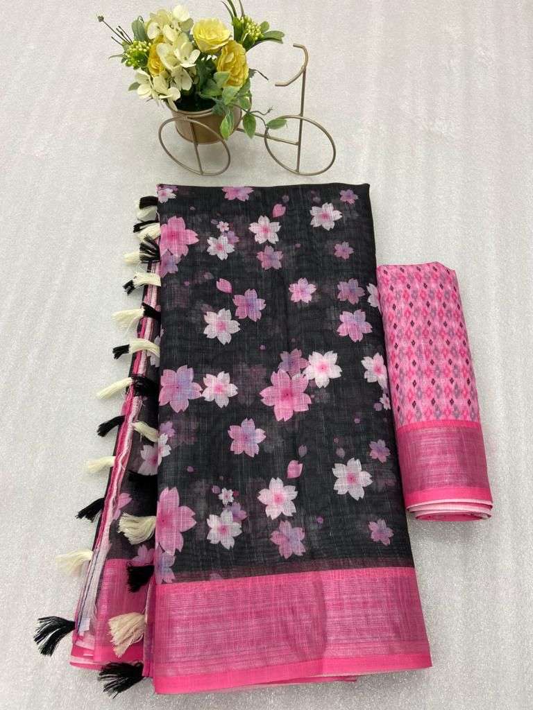 FEMINA SAREES BY FASHID WHOLESALE 01 TO 20 SERIES INDIAN TRADITIONAL WEAR COLLECTION BEAUTIFUL STYLISH FANCY COLORFUL PARTY WEAR & OCCASIONAL WEAR LINEN DIGITAL PRINT SAREES AT WHOLESALE PRICE