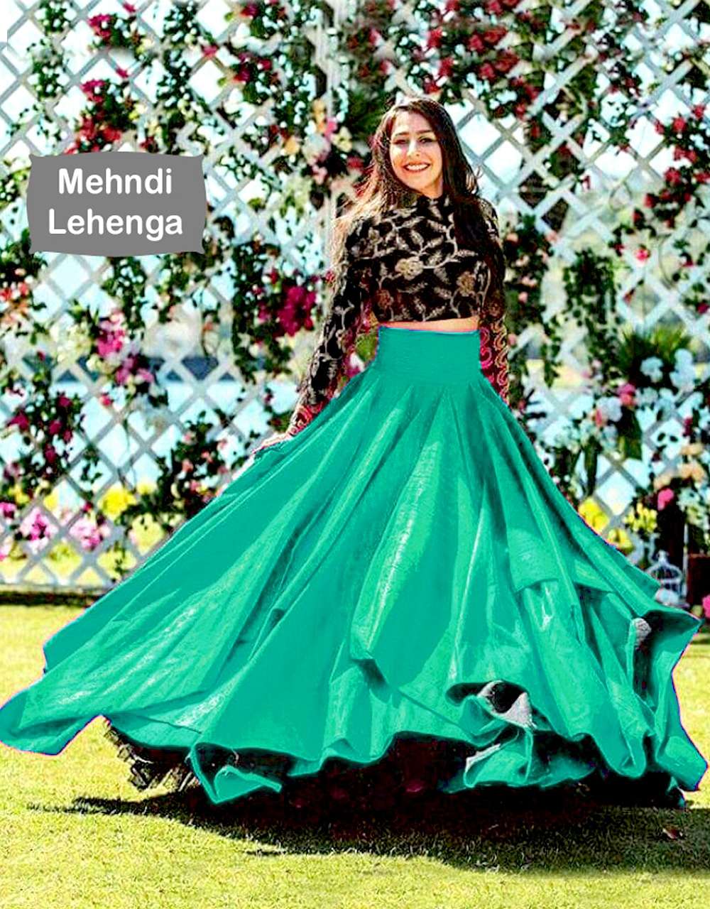 MEHNDI LEHENGA BY FASHID WHOLESALE 01 TO 06 SERIES INDIAN TRADITIONAL BEAUTIFUL STYLISH DESIGNER BANARASI SILK JACQUARD EMBROIDERED PARTY WEAR BANGALORI SILK LEHENGAS AT WHOLESALE PRICE