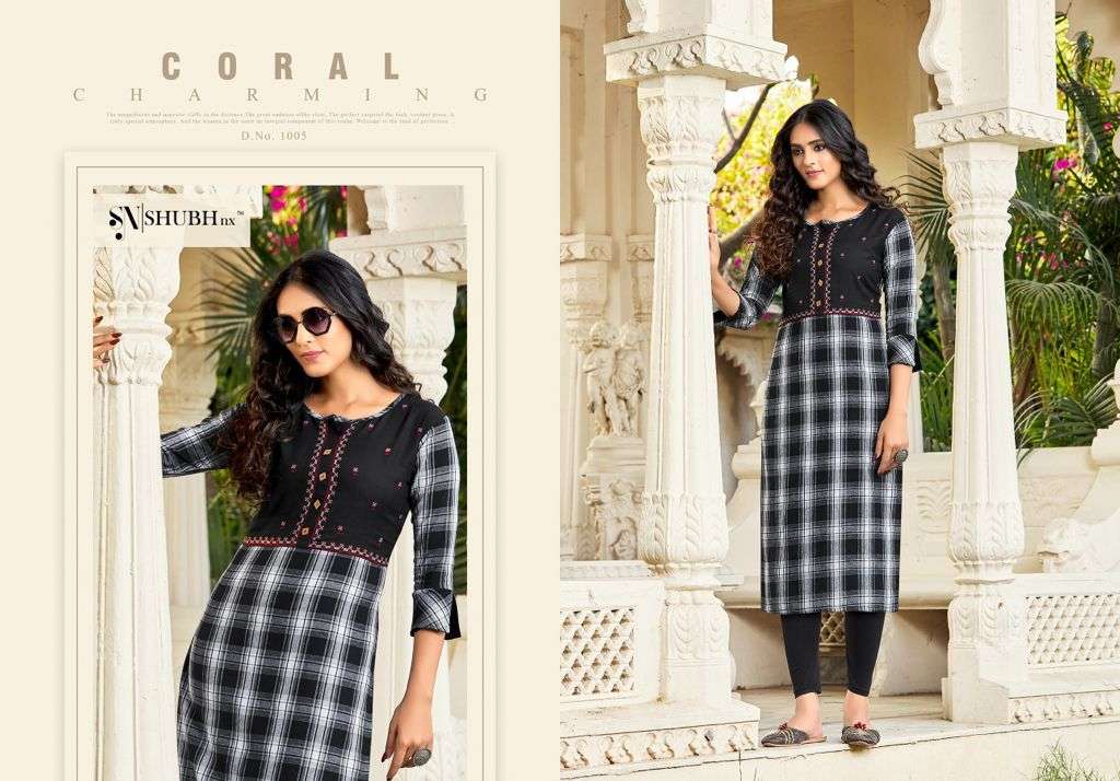 KULFI BY SHUBH NX 1001 TO 1007 SERIES DESIGNER STYLISH FANCY COLORFUL BEAUTIFUL PARTY WEAR & ETHNIC WEAR COLLECTION VISCOSE HANDLOOM KURTIS AT WHOLESALE PRICE