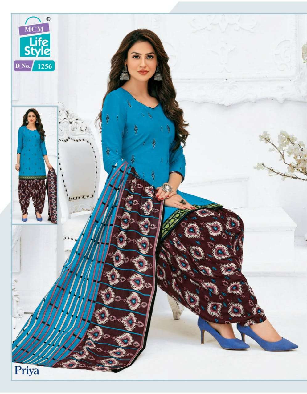 PRIYA VOL-12 BY MCM LIFESTYLE 1251 TO 1282 SERIES BEAUTIFUL SUITS COLORFUL STYLISH FANCY CASUAL WEAR & ETHNIC WEAR FANCY DRESSES AT WHOLESALE PRICE