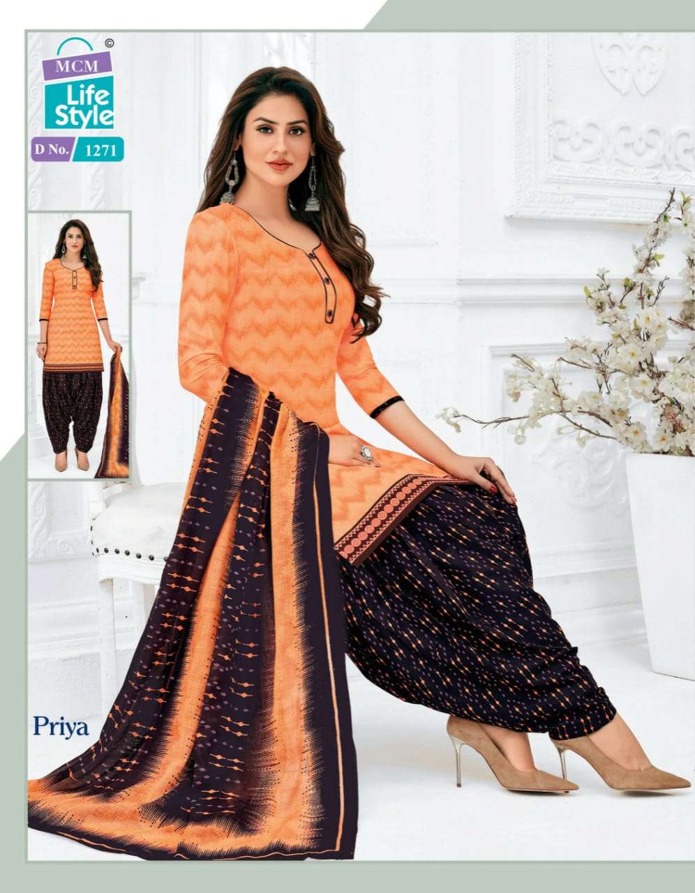 PRIYA VOL-12 BY MCM LIFESTYLE 1251 TO 1282 SERIES BEAUTIFUL SUITS COLORFUL STYLISH FANCY CASUAL WEAR & ETHNIC WEAR FANCY DRESSES AT WHOLESALE PRICE
