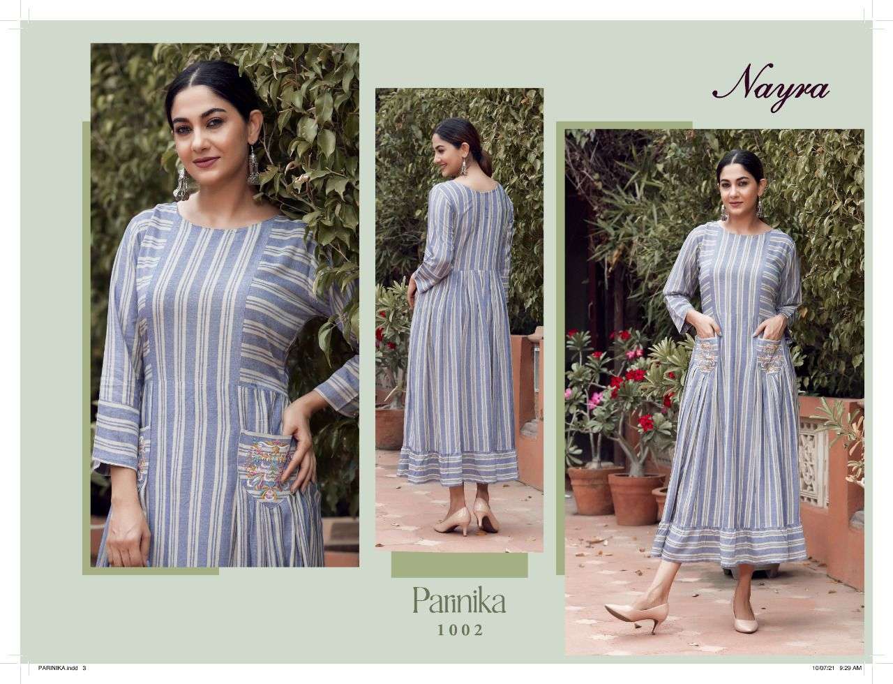 PARINIKA BY NAYRA 1001 TO 1004 SERIES DESIGNER STYLISH FANCY COLORFUL BEAUTIFUL PARTY WEAR & ETHNIC WEAR COLLECTION FANCY KURTIS AT WHOLESALE PRICE