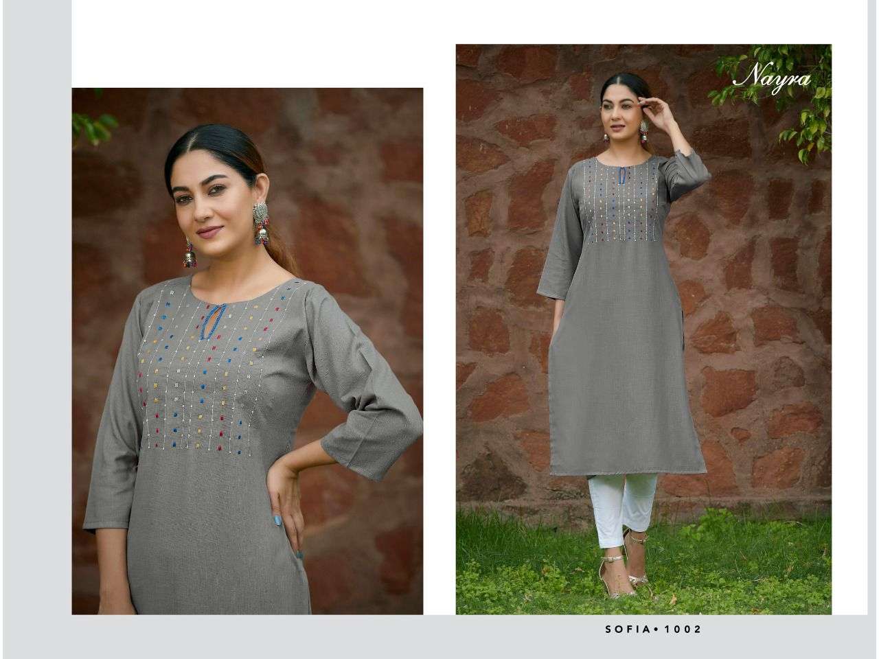SOFIA BY NAYRA 1001 TO 1005 SERIES DESIGNER STYLISH FANCY COLORFUL BEAUTIFUL PARTY WEAR & ETHNIC WEAR COLLECTION FANCY KURTIS AT WHOLESALE PRICE