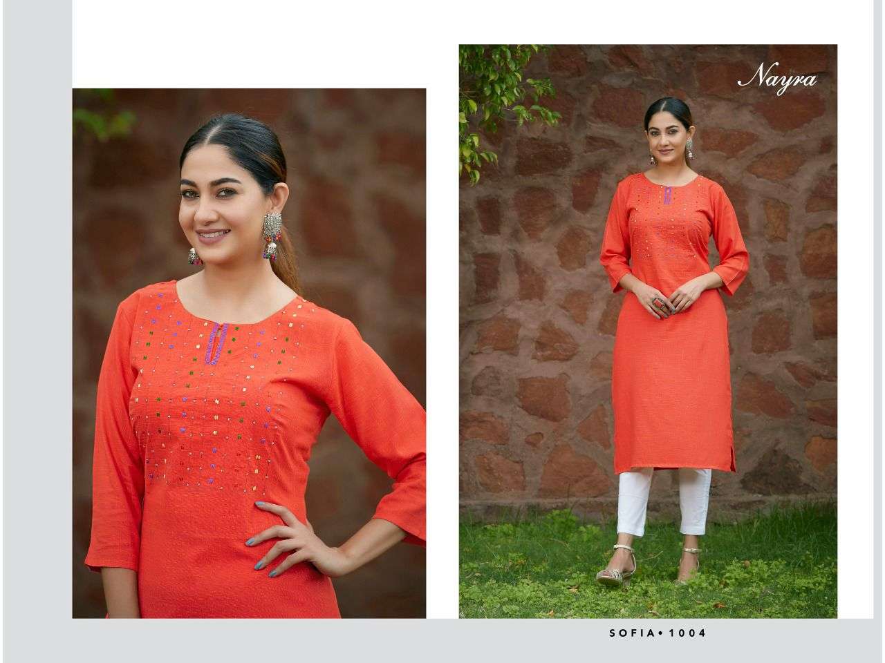 SOFIA BY NAYRA 1001 TO 1005 SERIES DESIGNER STYLISH FANCY COLORFUL BEAUTIFUL PARTY WEAR & ETHNIC WEAR COLLECTION FANCY KURTIS AT WHOLESALE PRICE