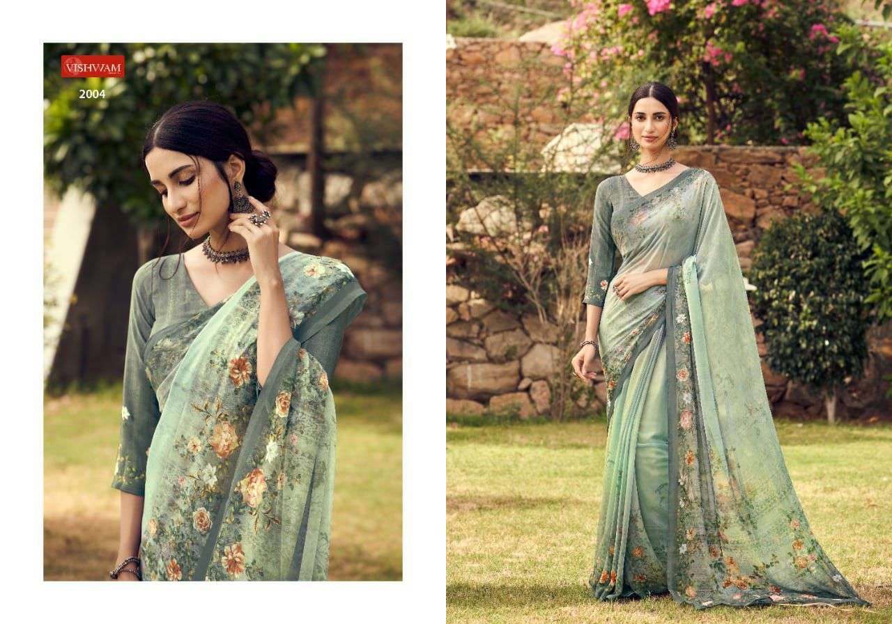FLYING SQUIRREL BY VISHWAM 2001 TO 2004 SERIES INDIAN TRADITIONAL WEAR COLLECTION BEAUTIFUL STYLISH FANCY COLORFUL PARTY WEAR & OCCASIONAL WEAR GEORGETTE SAREES AT WHOLESALE PRICE
