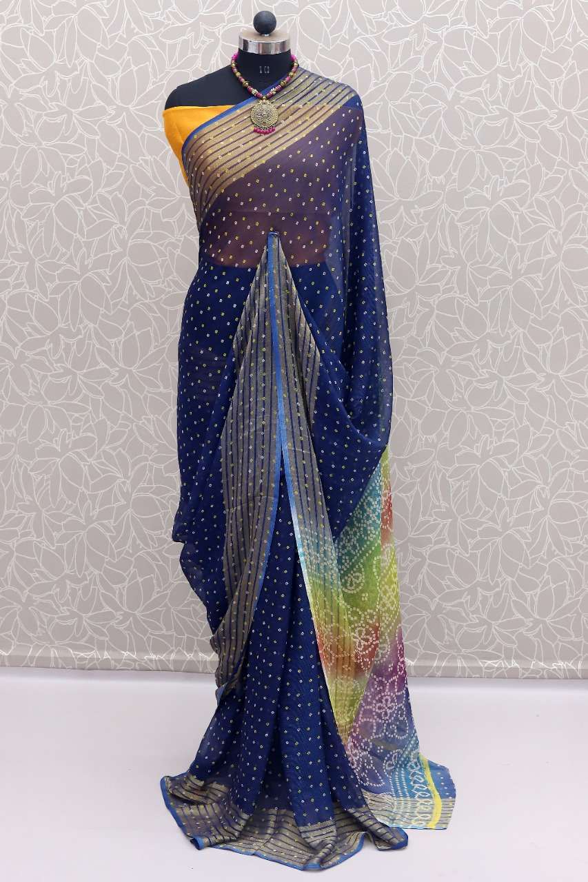CHUNARIYA BY VRANDA FASHION 01 TO 06 SERIES INDIAN TRADITIONAL WEAR COLLECTION BEAUTIFUL STYLISH FANCY COLORFUL PARTY WEAR & OCCASIONAL WEAR SOFT CHIFFON SAREES AT WHOLESALE PRICE