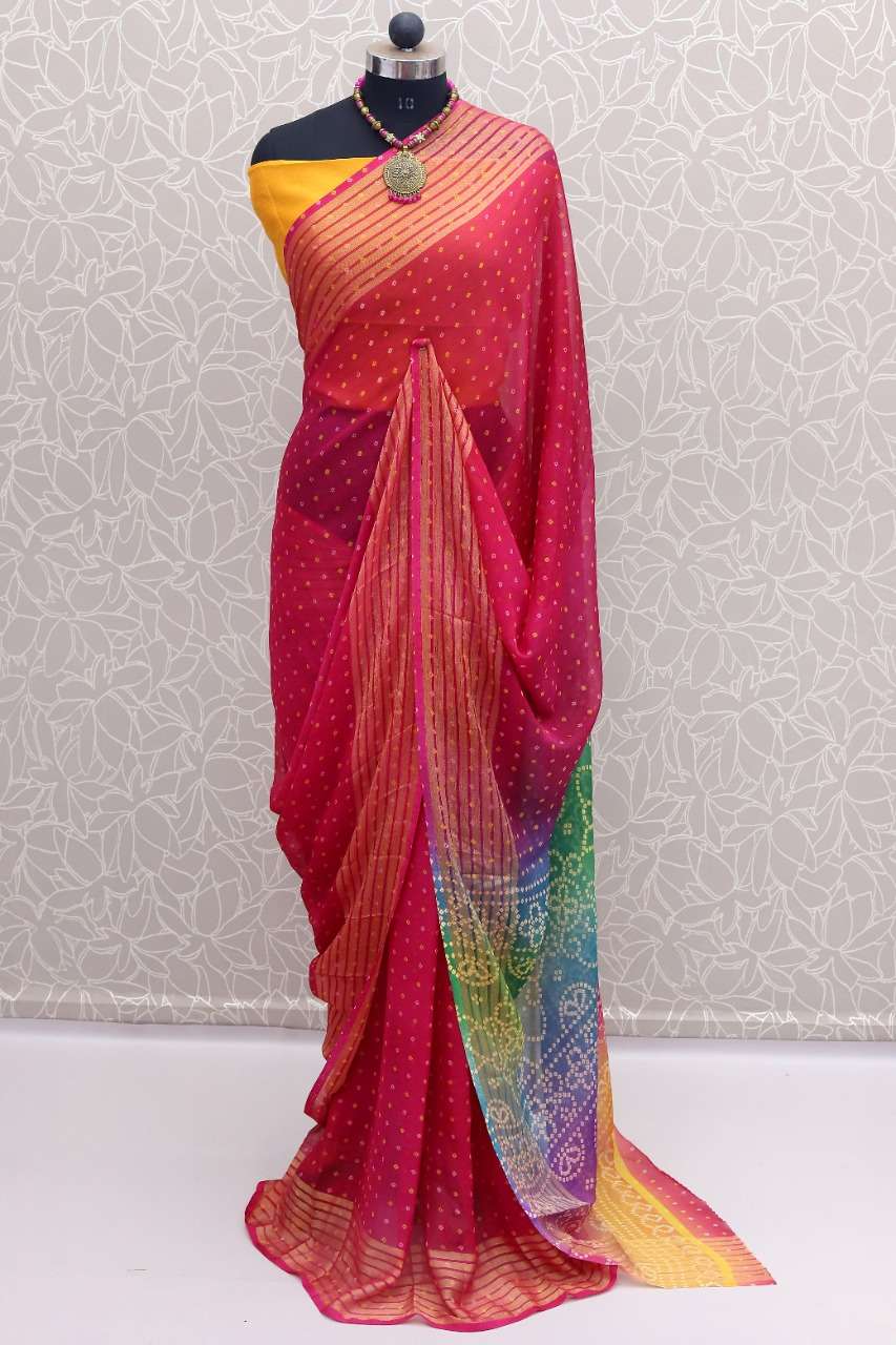 CHUNARIYA BY VRANDA FASHION 01 TO 06 SERIES INDIAN TRADITIONAL WEAR COLLECTION BEAUTIFUL STYLISH FANCY COLORFUL PARTY WEAR & OCCASIONAL WEAR SOFT CHIFFON SAREES AT WHOLESALE PRICE