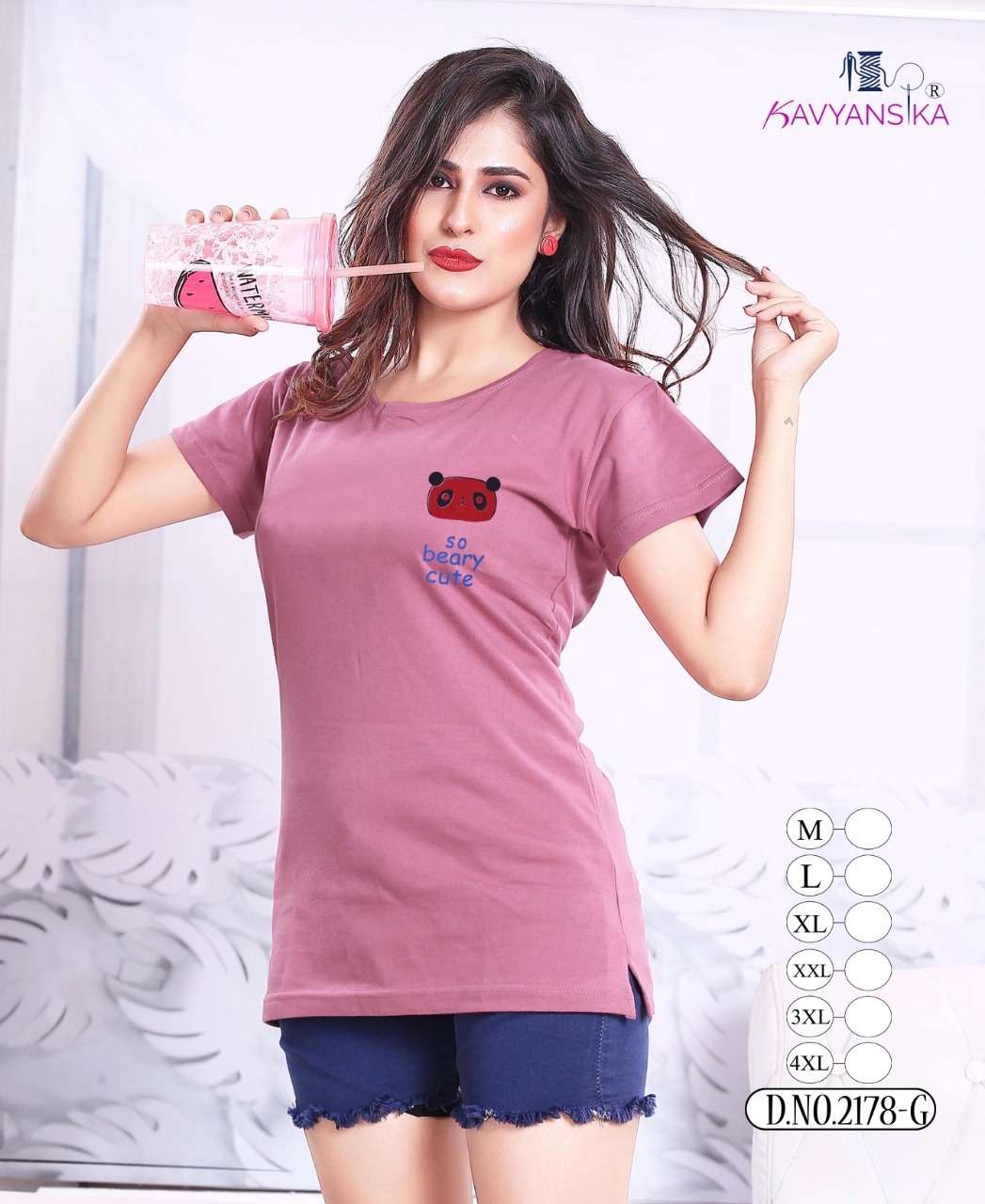 KAVYANSHIKA VOL-2178 BY KAVYANSHIKA 2178-A TO 2178-J SERIES BEAUTIFUL STYLISH COLORFUL FANCY PARTY WEAR & ETHNIC WEAR & READY TO WEAR HOSIERY COTTON TOPS AT WHOLESALE PRICE