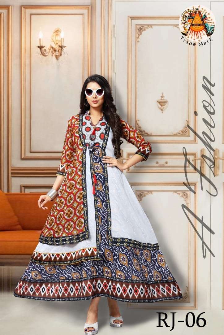 RAJWADI BY ARYA DRESS MAKER 01 TO 09 SERIES DESIGNER STYLISH FANCY COLORFUL BEAUTIFUL PARTY WEAR & ETHNIC WEAR COLLECTION CHANDERI COTTON KURTIS AT WHOLESALE PRICE