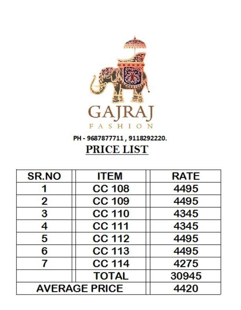 AVANTIKA BY GAJRAJ FASHION 108 TO 114 SERIES INDIAN TRADITIONAL BEAUTIFUL STYLISH DESIGNER BANARASI SILK JACQUARD EMBROIDERED PARTY WEAR FANCY LEHENGAS AT WHOLESALE PRICE