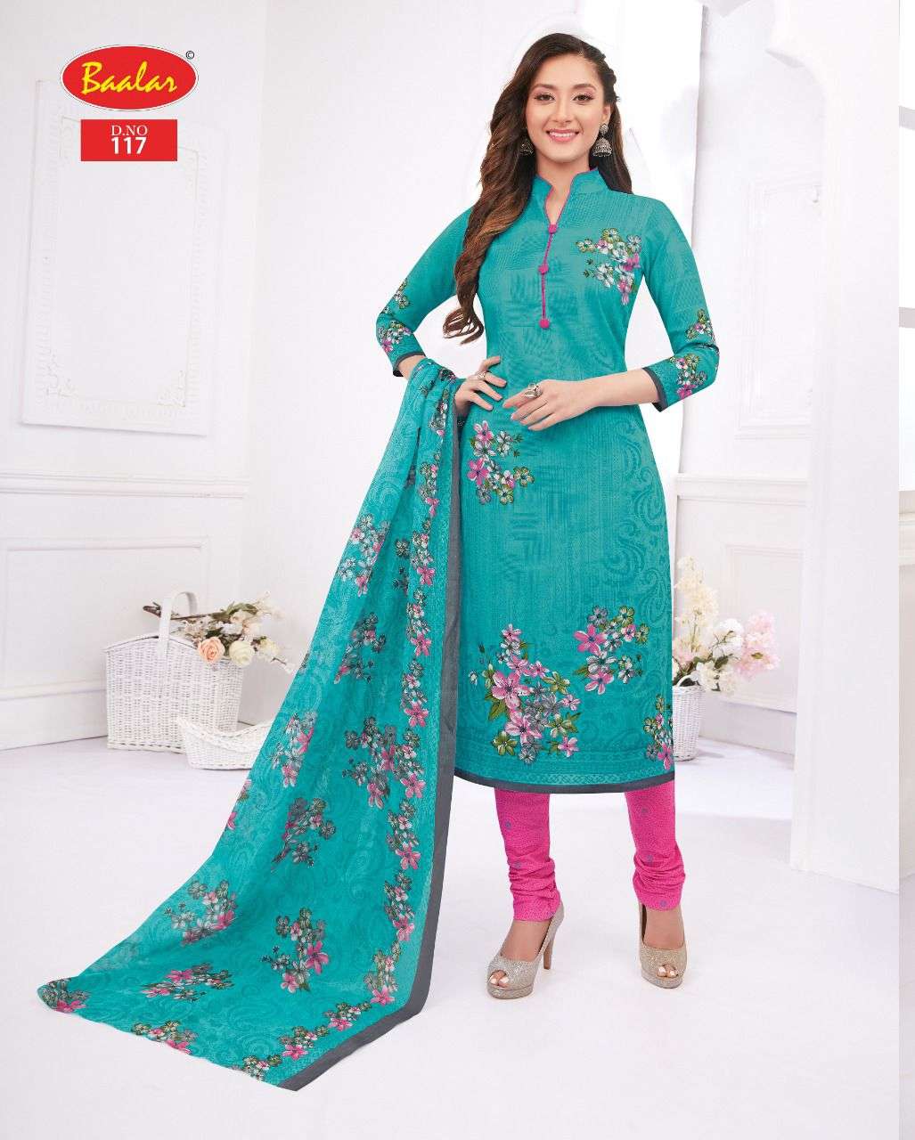 ZAARA VOL-10 BY BAALAR 108 TO 137 SERIES BEAUTIFUL STYLISH SUITS FANCY COLORFUL CASUAL WEAR & ETHNIC WEAR & READY TO WEAR PURE COTTON PRINTED DRESSES AT WHOLESALE PRICE