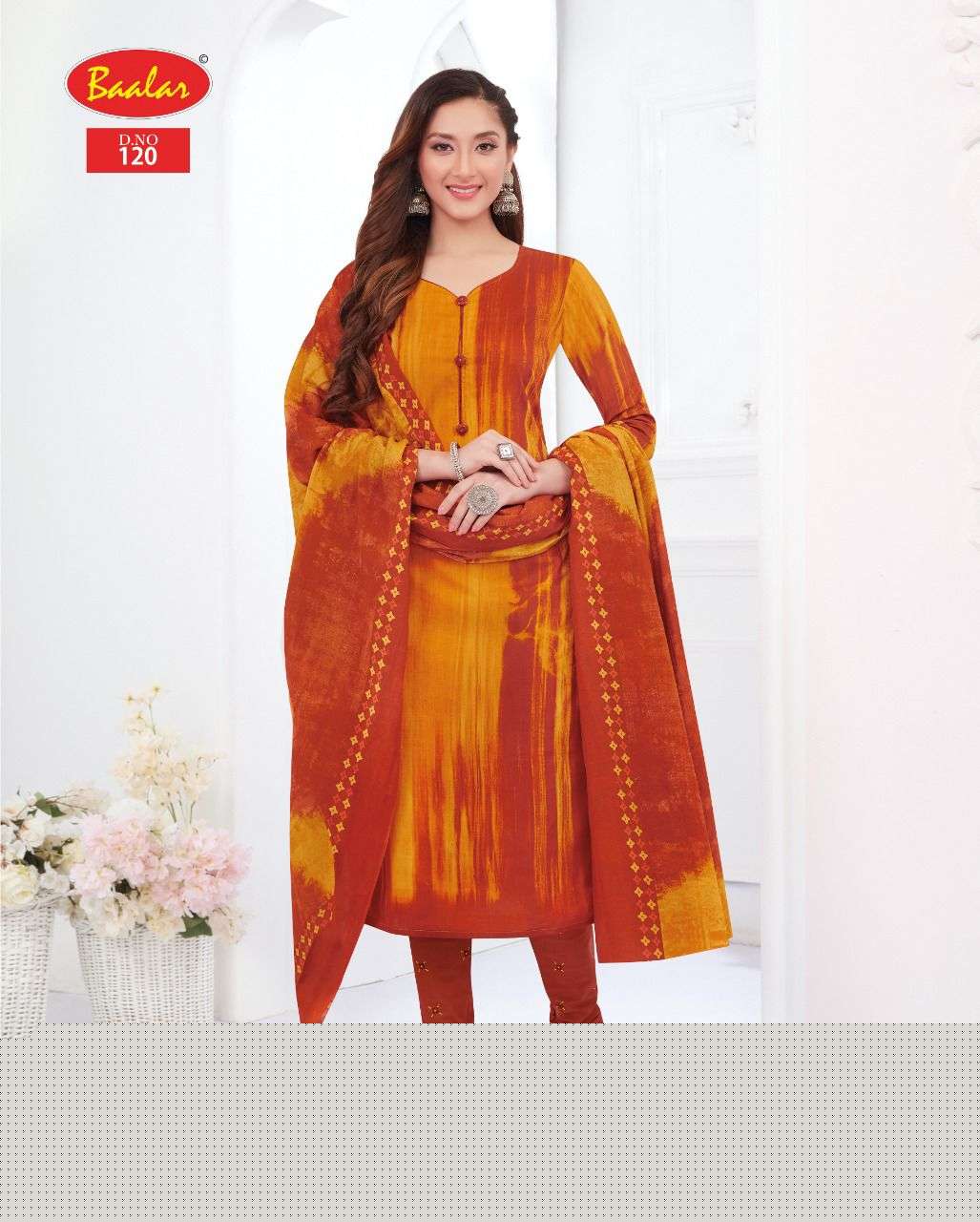 ZAARA VOL-10 BY BAALAR 108 TO 137 SERIES BEAUTIFUL STYLISH SUITS FANCY COLORFUL CASUAL WEAR & ETHNIC WEAR & READY TO WEAR PURE COTTON PRINTED DRESSES AT WHOLESALE PRICE
