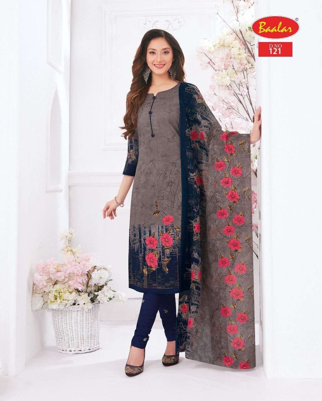 ZAARA VOL-10 BY BAALAR 108 TO 137 SERIES BEAUTIFUL STYLISH SUITS FANCY COLORFUL CASUAL WEAR & ETHNIC WEAR & READY TO WEAR PURE COTTON PRINTED DRESSES AT WHOLESALE PRICE