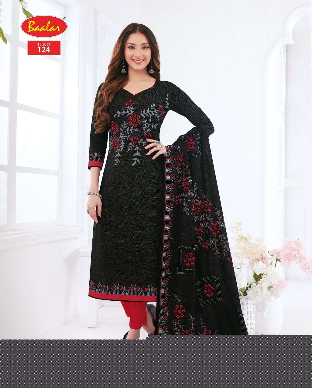 ZAARA VOL-10 BY BAALAR 108 TO 137 SERIES BEAUTIFUL STYLISH SUITS FANCY COLORFUL CASUAL WEAR & ETHNIC WEAR & READY TO WEAR PURE COTTON PRINTED DRESSES AT WHOLESALE PRICE