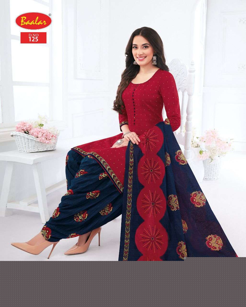 ZAARA VOL-10 BY BAALAR 108 TO 137 SERIES BEAUTIFUL STYLISH SUITS FANCY COLORFUL CASUAL WEAR & ETHNIC WEAR & READY TO WEAR PURE COTTON PRINTED DRESSES AT WHOLESALE PRICE