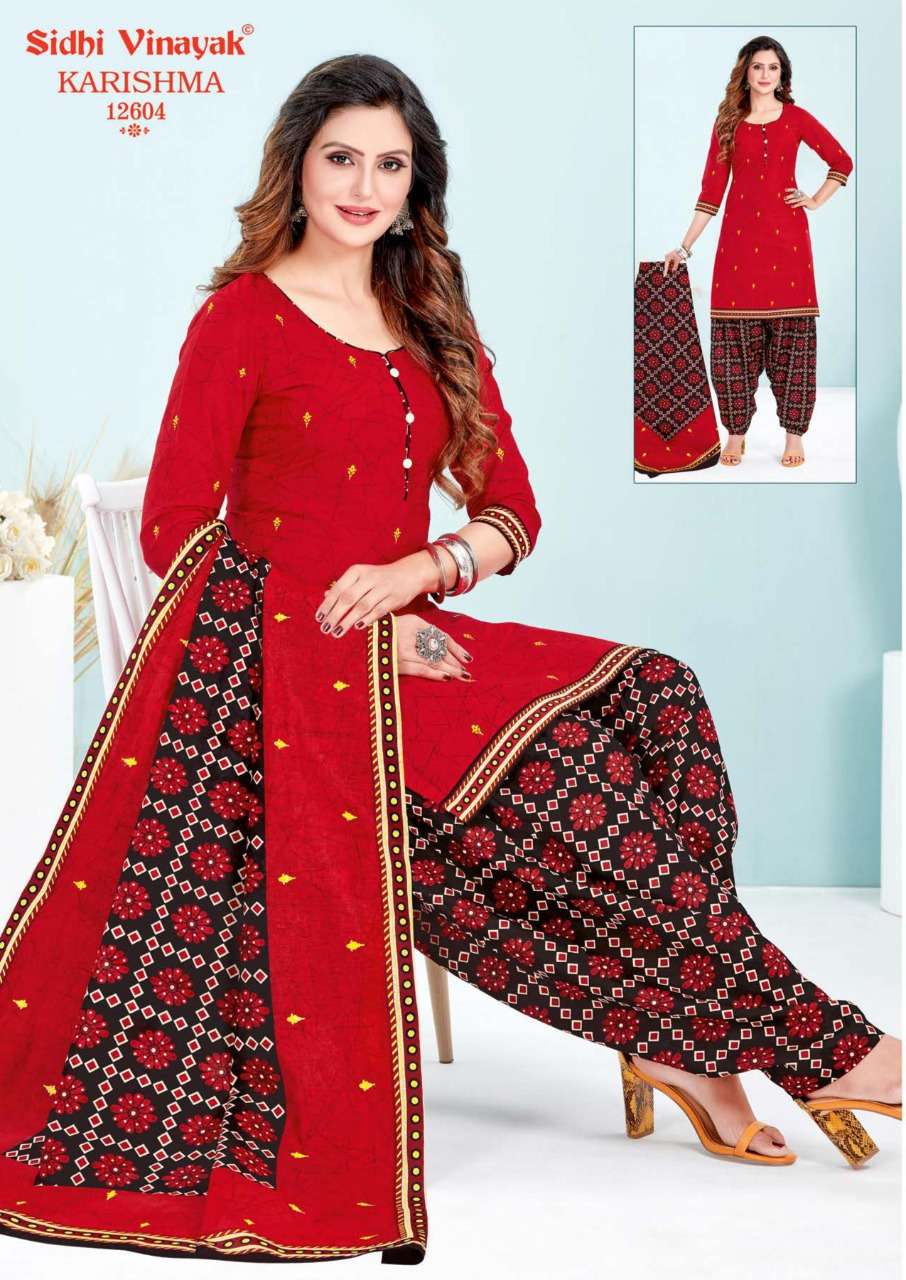 KARISHMA VOL-7 BY SIDHI VINAYAK 12401 TO 12412 SERIES INDIAN TRADITIONAL WEAR COLLECTION BEAUTIFUL STYLISH FANCY COLORFUL PARTY WEAR & OCCASIONAL WEAR PURE COTTON PRINT DRESSES AT WHOLESALE PRICE