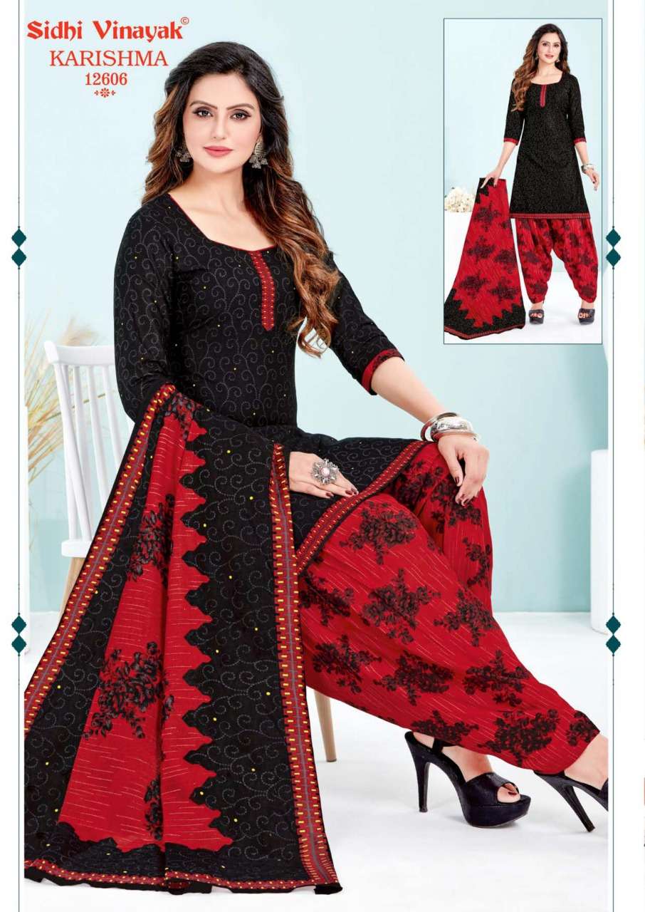 KARISHMA VOL-7 BY SIDHI VINAYAK 12401 TO 12412 SERIES INDIAN TRADITIONAL WEAR COLLECTION BEAUTIFUL STYLISH FANCY COLORFUL PARTY WEAR & OCCASIONAL WEAR PURE COTTON PRINT DRESSES AT WHOLESALE PRICE