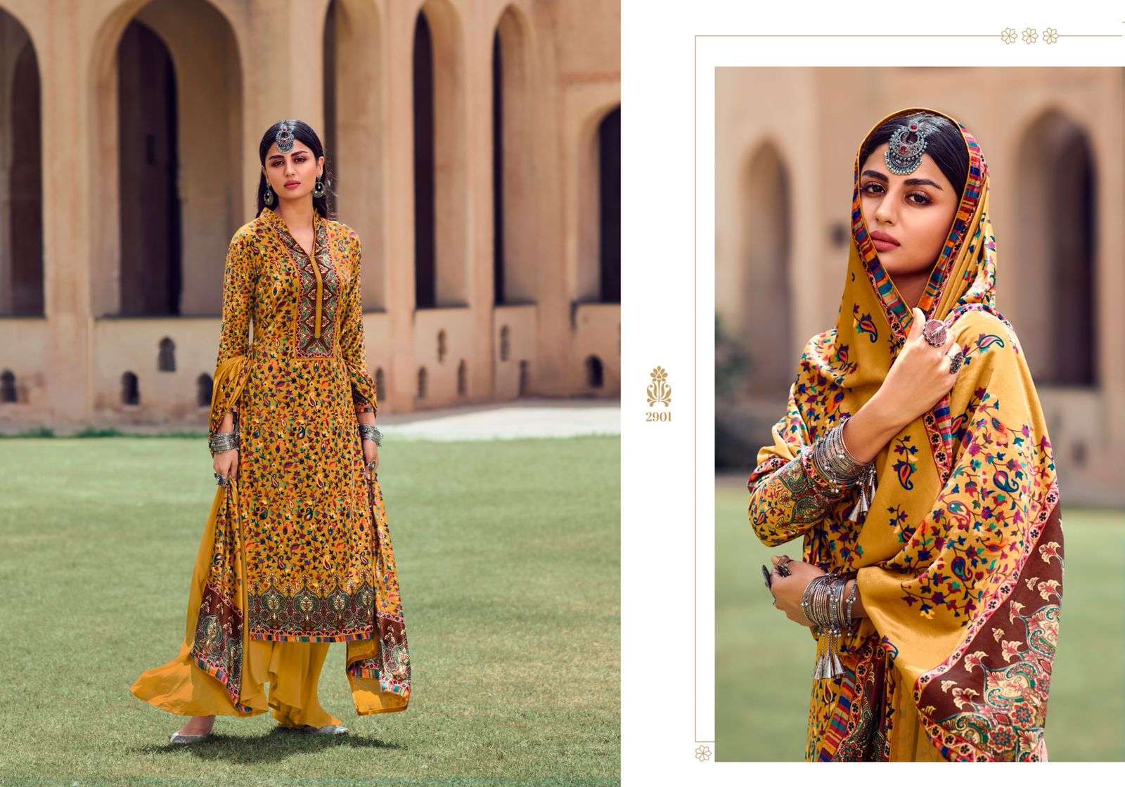VELVET VOL-4 BY CHARMY 2901 TO 2908 SERIES BEAUTIFUL STYLISH SHARARA SUITS FANCY COLORFUL CASUAL WEAR & ETHNIC WEAR & READY TO WEAR VELVET DIGITAL PRINTED DRESSES AT WHOLESALE PRICE