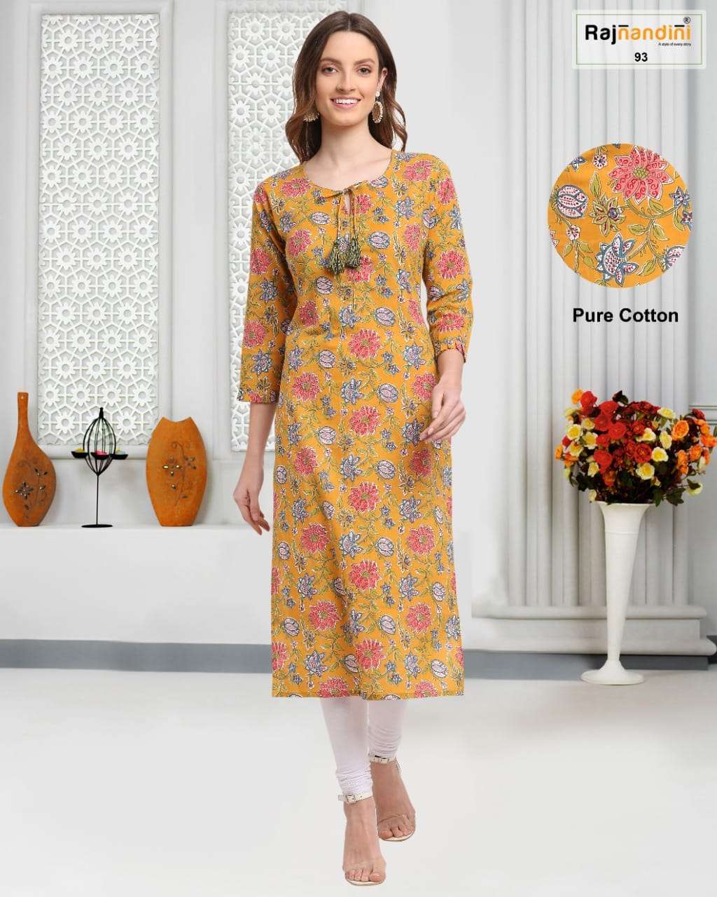 PRINT VOL-30 BY RAJNANDINI 01 TO 04 SERIES DESIGNER STYLISH FANCY COLORFUL BEAUTIFUL PARTY WEAR & ETHNIC WEAR COLLECTION PURE COTTON PRINT KURTIS AT WHOLESALE PRICE