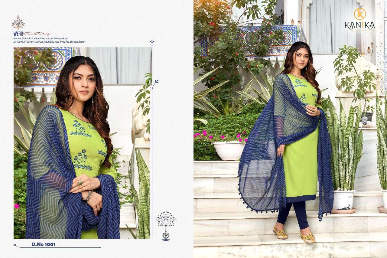 ZOMBIE BY KANIKA 1001 TO 1004 SERIES DESIGNER STYLISH FANCY COLORFUL BEAUTIFUL PARTY WEAR & ETHNIC WEAR COLLECTION VISCOSE NYLON EMBROIDERY KURTIS AT WHOLESALE PRICE