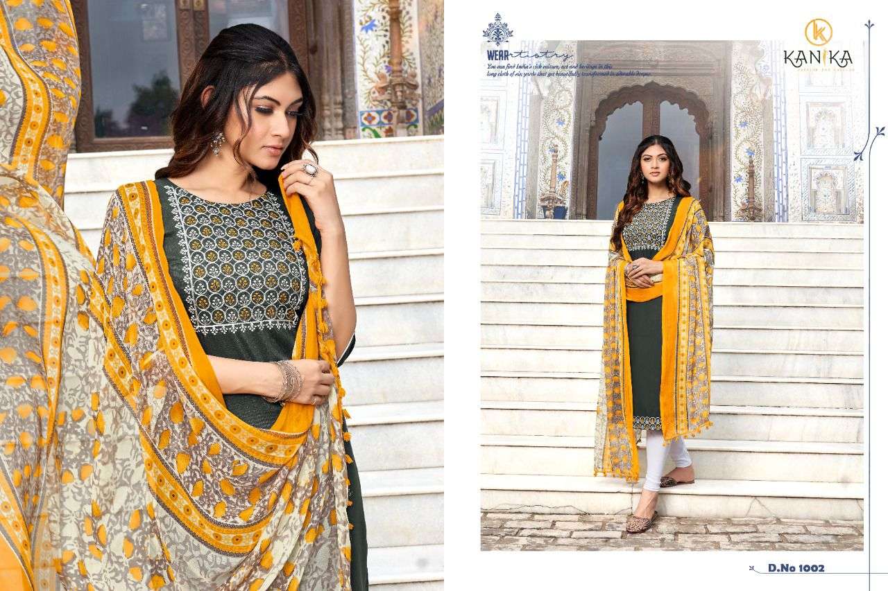 ZOMBIE BY KANIKA 1001 TO 1004 SERIES DESIGNER STYLISH FANCY COLORFUL BEAUTIFUL PARTY WEAR & ETHNIC WEAR COLLECTION VISCOSE NYLON EMBROIDERY KURTIS AT WHOLESALE PRICE