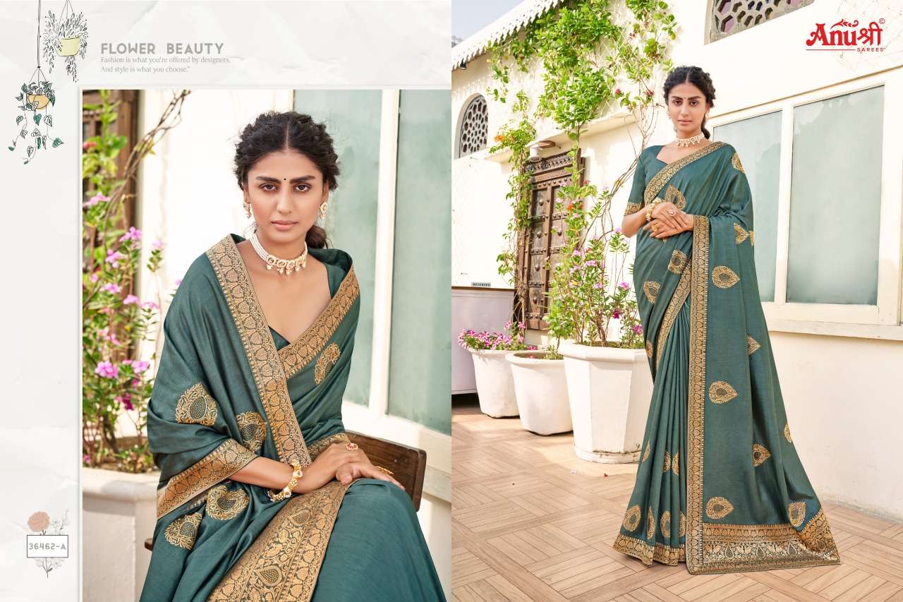 AMALTAS BY ANUSHREE 36462-A TO 36462-H SERIES INDIAN TRADITIONAL WEAR COLLECTION BEAUTIFUL STYLISH FANCY COLORFUL PARTY WEAR & OCCASIONAL WEAR FANCY SAREES AT WHOLESALE PRICE