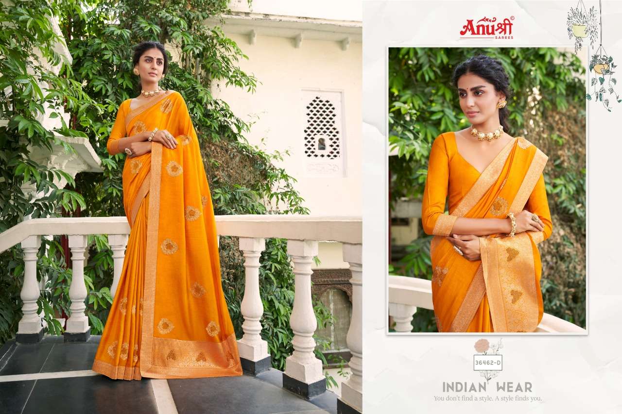 AMALTAS BY ANUSHREE 36462-A TO 36462-H SERIES INDIAN TRADITIONAL WEAR COLLECTION BEAUTIFUL STYLISH FANCY COLORFUL PARTY WEAR & OCCASIONAL WEAR FANCY SAREES AT WHOLESALE PRICE