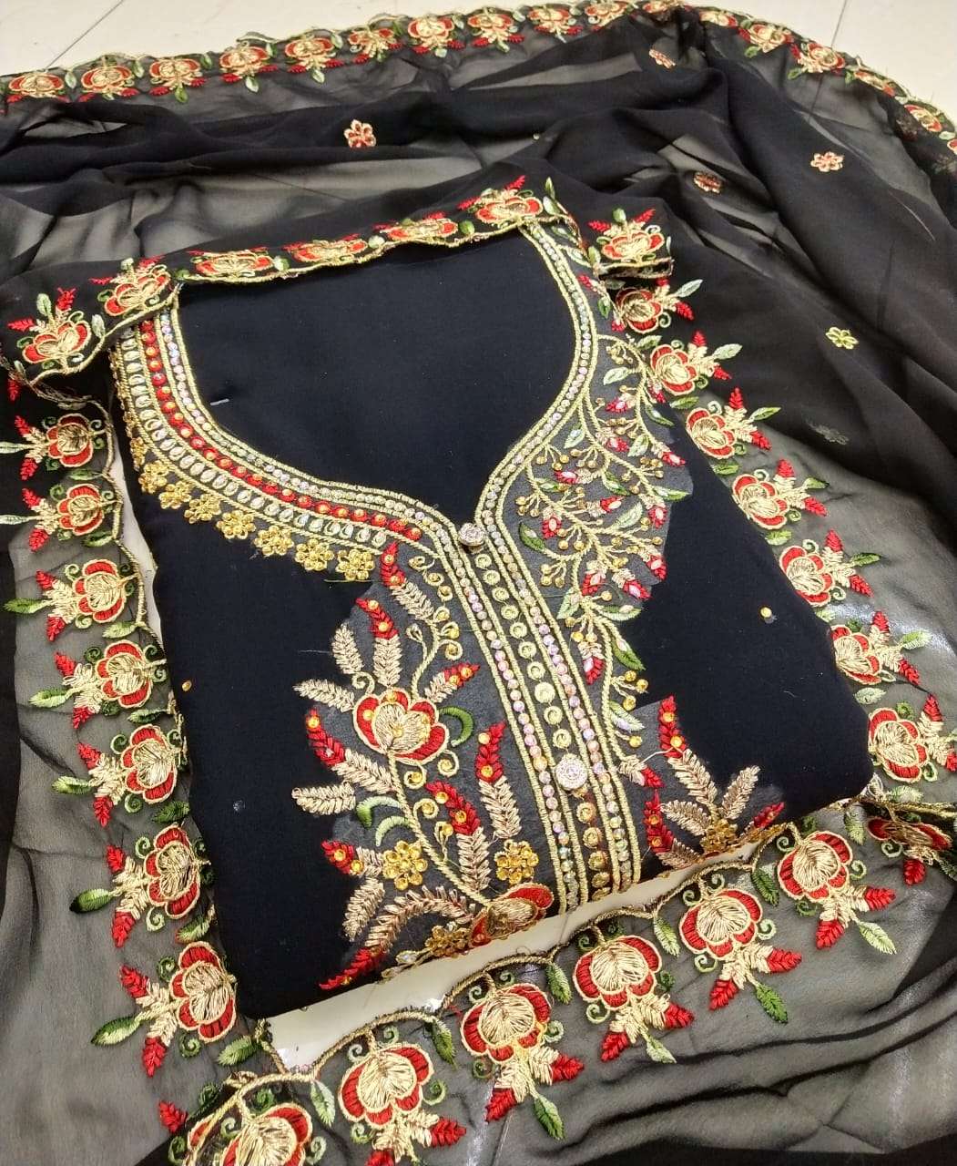 TUFAN BY FASHID WHOLESALE 01 TO 04 SERIES BEAUTIFUL SUITS COLORFUL STYLISH FANCY CASUAL WEAR & ETHNIC WEAR FAUX GEORGETTE DRESSES AT WHOLESALE PRICE